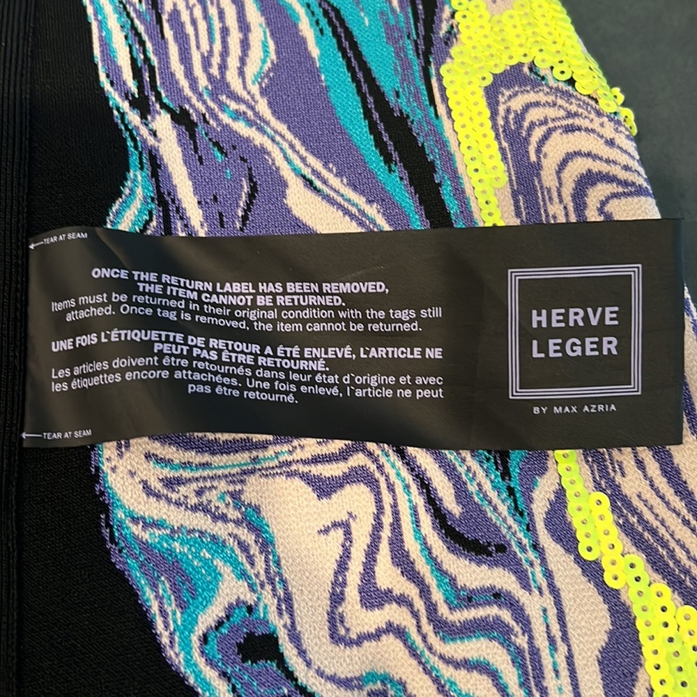 NWT Herve Leger Bridget Dress - Picture 7 of 8